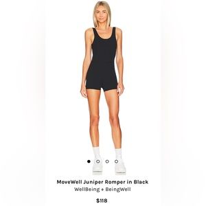 Revolve WellBeing + BeingWell Black Romper